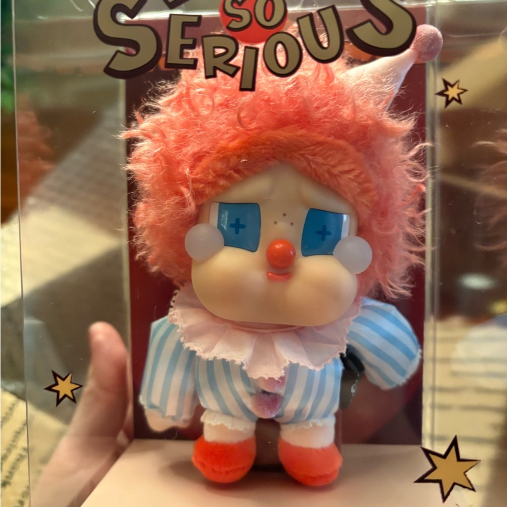 “Why so serious” Crybaby blister pack
